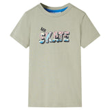 VidaXL Chemise enfant 116 kaki clair