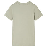 VidaXL Chemise enfant 128 kaki clair