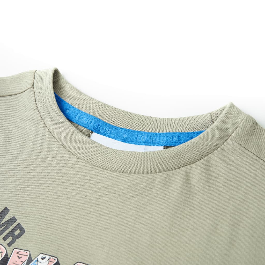 VidaXL Chemise enfant 140 kaki clair
