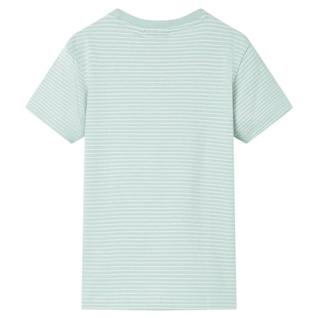 VidaXL Chemise enfant à rayures 104 menthe clair