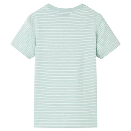 VidaXL Chemise enfant à rayures 116 menthe clair