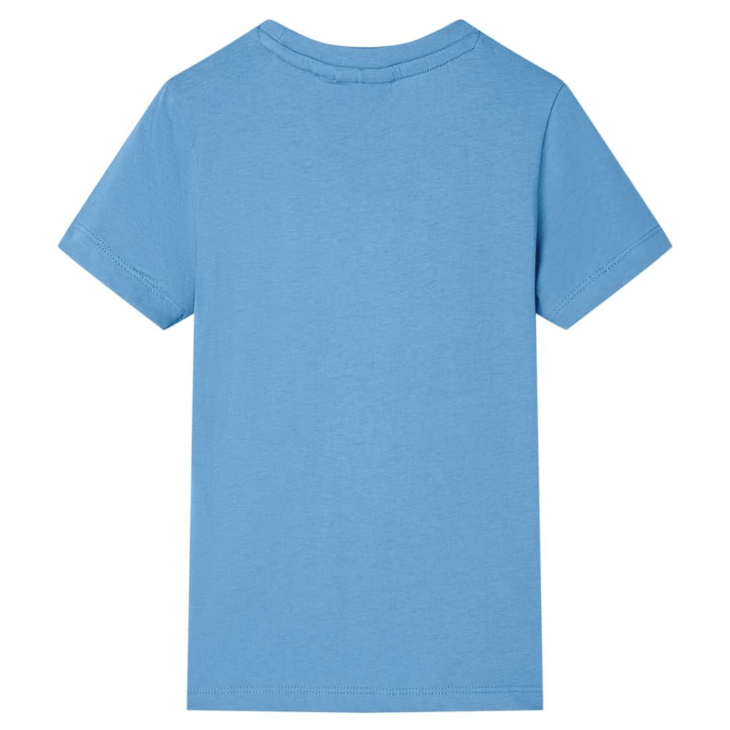 VidaXL Chemise enfant 92 bleu moyen