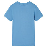 VidaXL Chemise enfant 104 bleu moyen