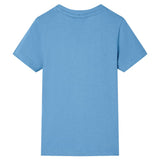 VidaXL Chemise enfant 140 bleu moyen