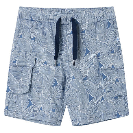 VidaXL Short enfant avec cordon de serrage 104 bleu foncé