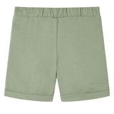 VidaXL short enfant avec cordon de serrage 92 kaki clair