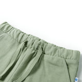 VidaXL short enfant avec cordon de serrage 92 kaki clair
