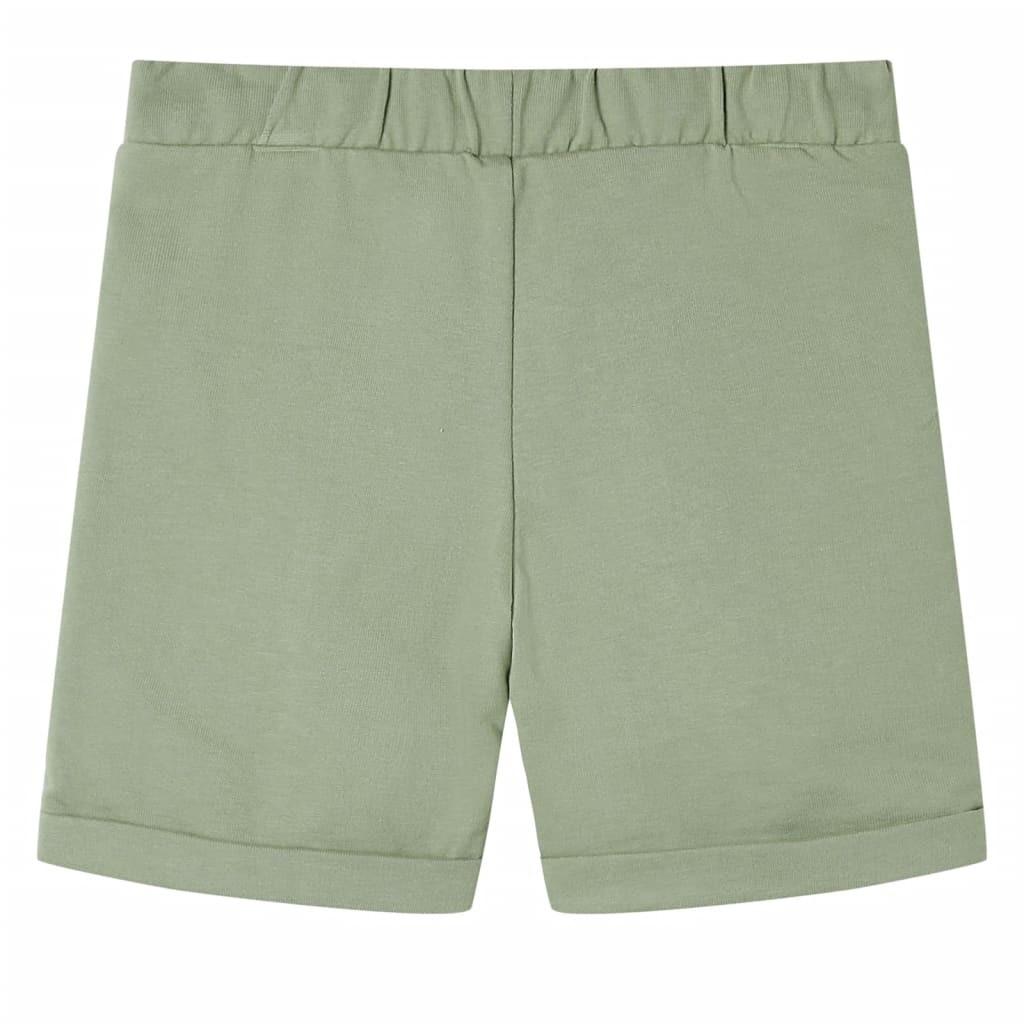 VidaXL Short enfant avec cordon de serrage 104 kaki clair