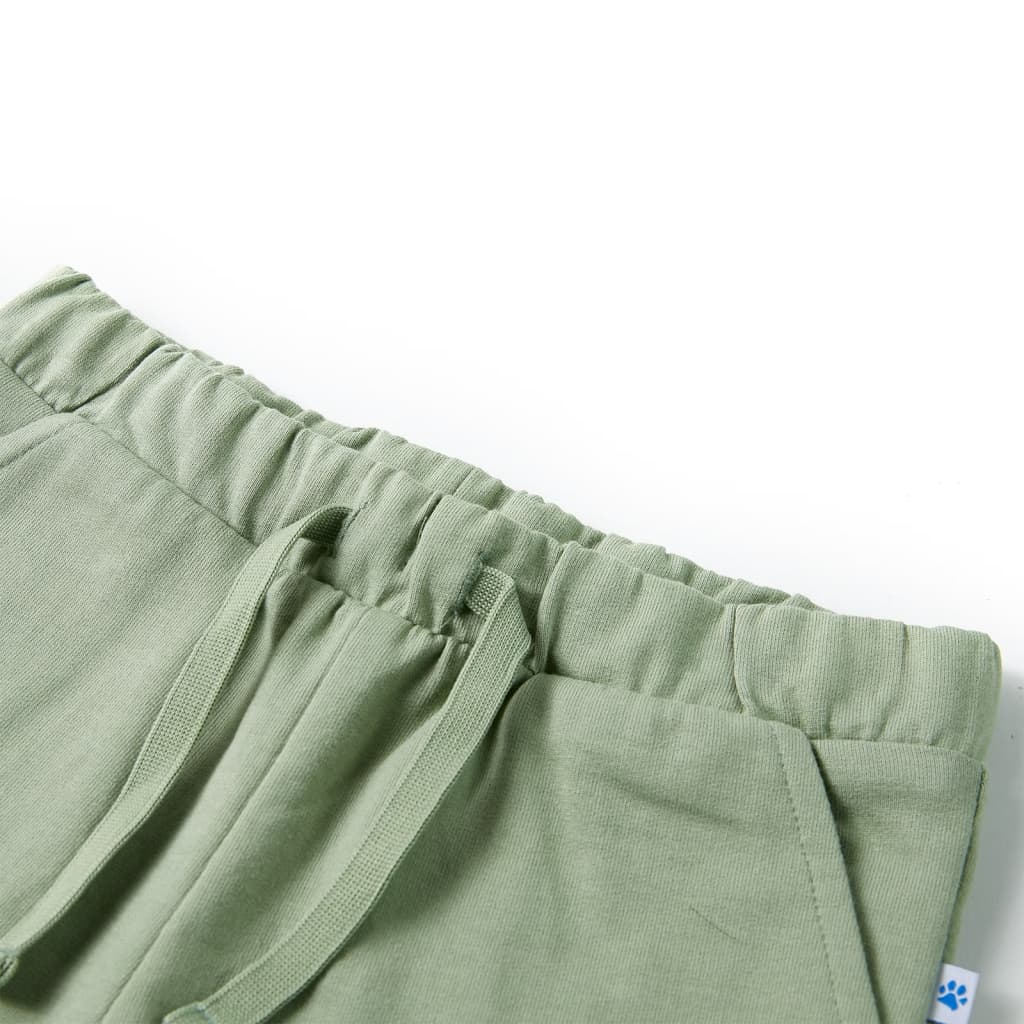 VidaXL Short enfant avec cordon de serrage 104 kaki clair