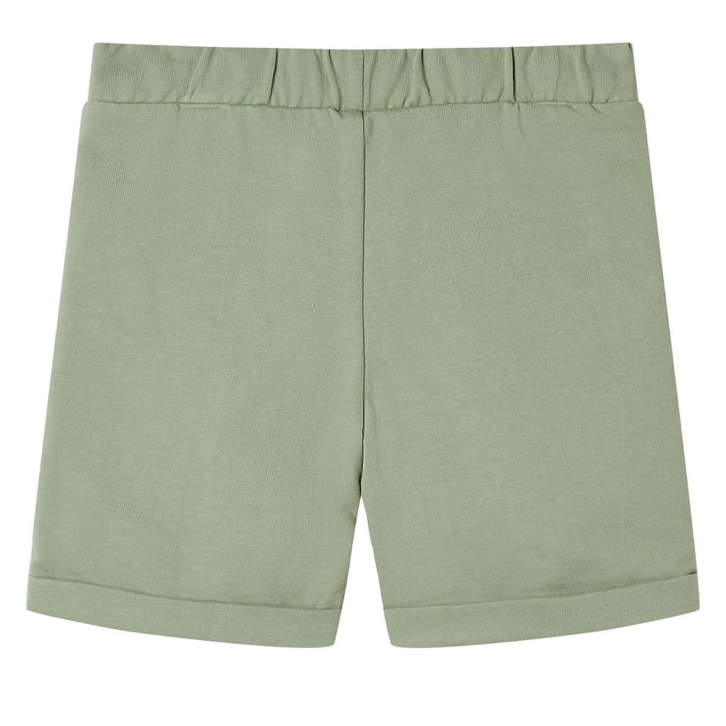 VidaXL Short enfant avec cordon de serrage 128 kaki clair