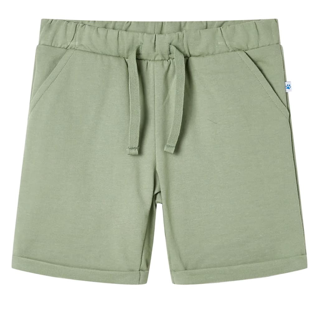 VidaXL Short enfant avec cordon de serrage 140 kaki clair