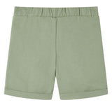 VidaXL Short enfant avec cordon de serrage 140 kaki clair