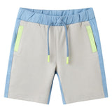 VidaXL Short enfant avec cordon de serrage 140 bleu