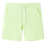 VidaXL Short enfant avec cordon de serrage 92 jaune fluo