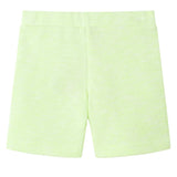 VidaXL Short enfant avec cordon de serrage 92 jaune fluo