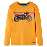 VidaXL Chemise enfant à manches longues 104 ocre