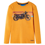 VidaXL Chemise enfant à manches longues 116 ocre