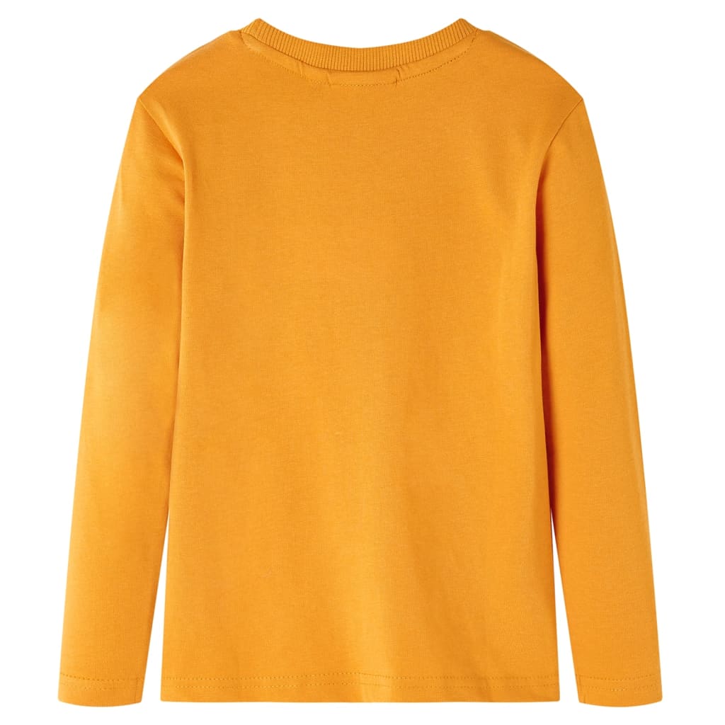 VidaXL Chemise enfant à manches longues 140 ocre
