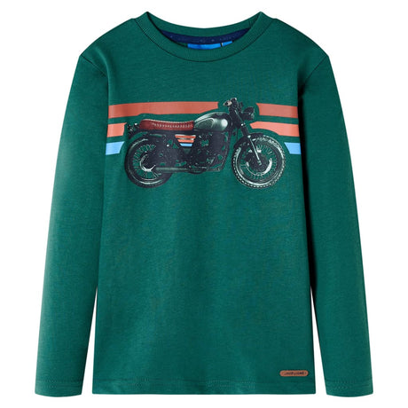 VidaXL Chemise enfant à manches longues 92 vert