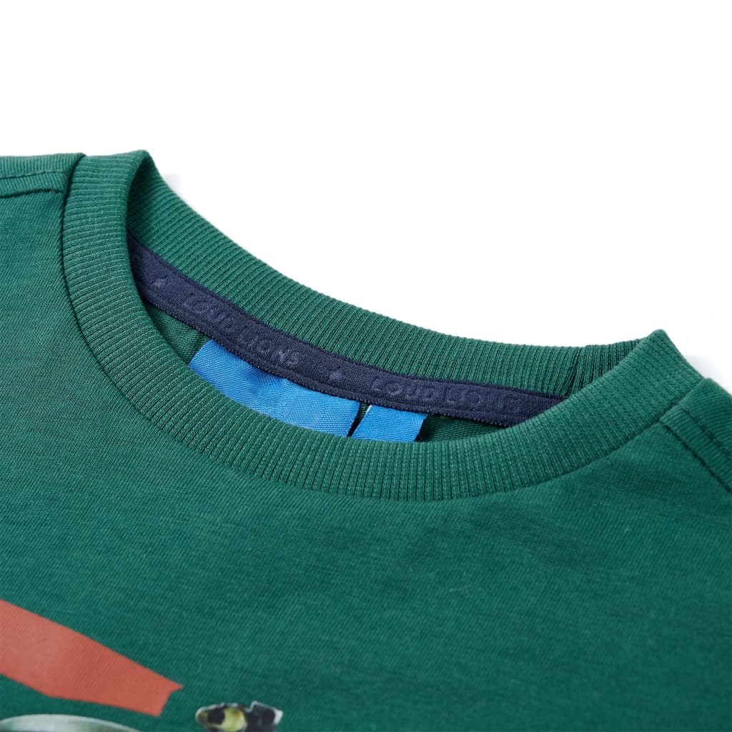VidaXL chemise enfant à manches longues 116 vert