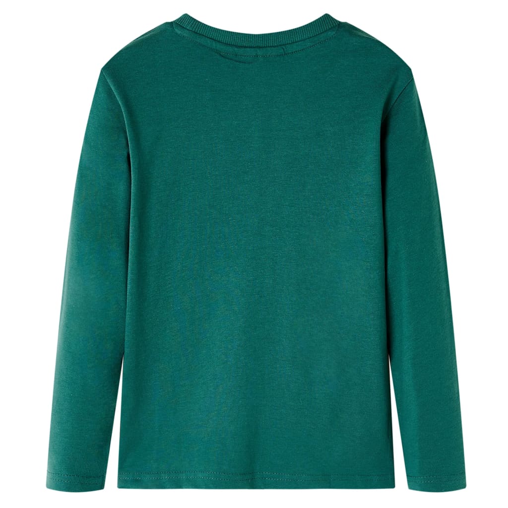 VidaXL Chemise enfant à manches longues 128 vert