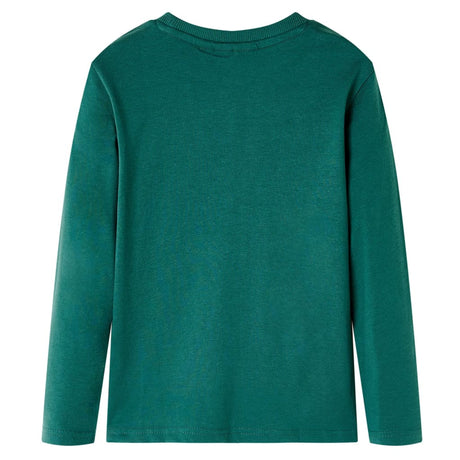 VidaXL Chemise enfant à manches longues 128 vert