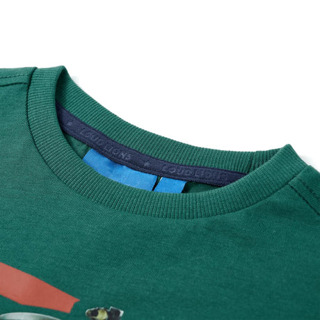 VidaXL Chemise enfant à manches longues 128 vert