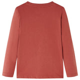 VidaXL Chemise enfant à manches longues 104 couleur henné