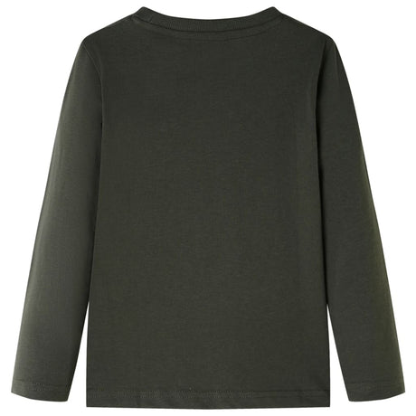 VidaXL Chemise enfant à manches longues 104 kaki