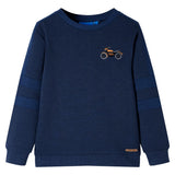 VidaXL Pull enfant 128 bleu marine mixte