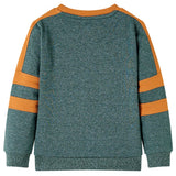 VidaXL Pull enfant 92 vert foncé mélangé