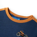 VidaXL Pull enfant 92 bleu indigo
