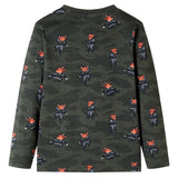 VidaXL Pyjama enfant à manches longues 128 kaki