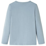 VidaXL Chemise enfant à manches longues 92 bleu clair