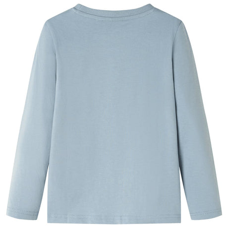 VidaXL Chemise enfant à manches longues 104 bleu clair