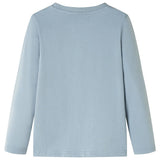 VidaXL Chemise enfant à manches longues 116 bleu clair