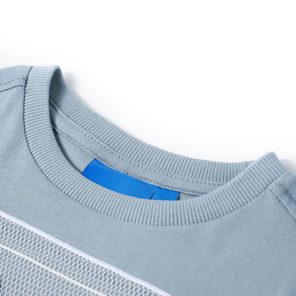 VidaXL Chemise enfant à manches longues 116 bleu clair