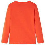 VidaXL Chemise enfant à manches longues 92 orange vif