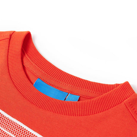 VidaXL Chemise enfant à manches longues 116 orange vif