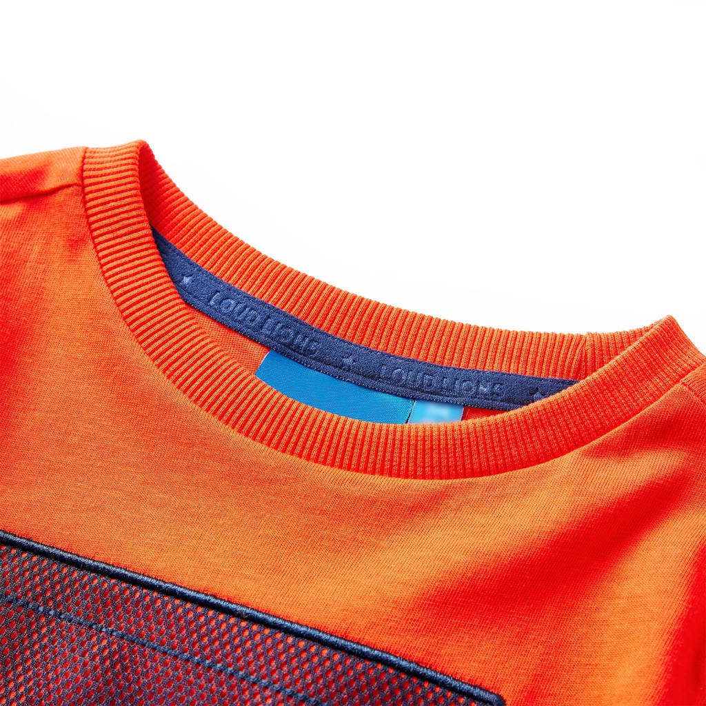 VidaXL Chemise enfant à manches longues 92 orange vif