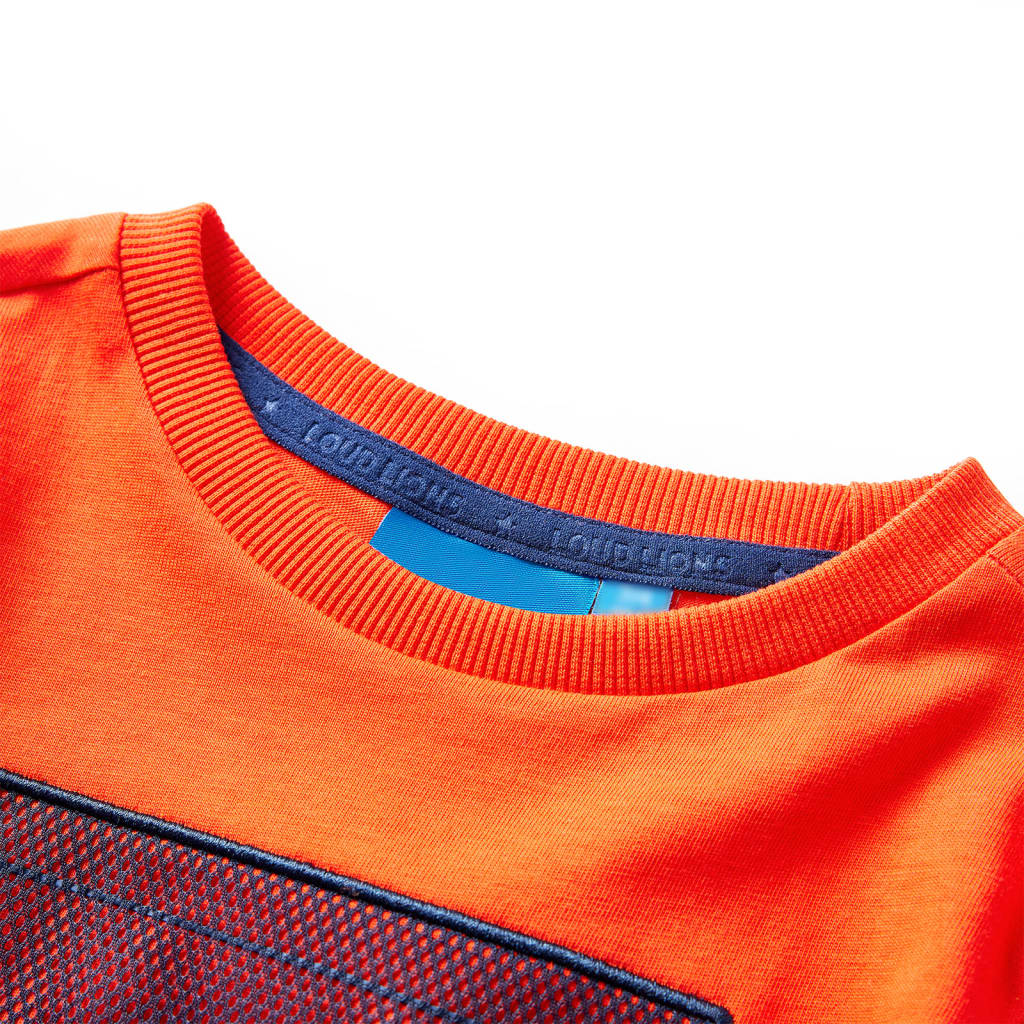 VidaXL Chemise enfant à manches longues 104 orange vif