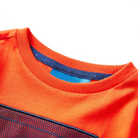 VidaXL Chemise enfant à manches longues 116 orange vif