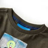 VidaXL Chemise enfant à manches longues 128 kaki