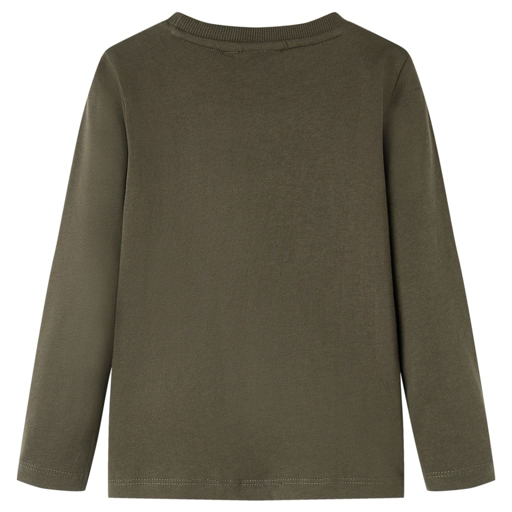 VidaXL Chemise enfant à manches longues 140 kaki