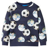 VidaXL Pull enfant 116 bleu marine