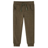 VidaXL Pantalon de jogging enfant 140 kaki mixte