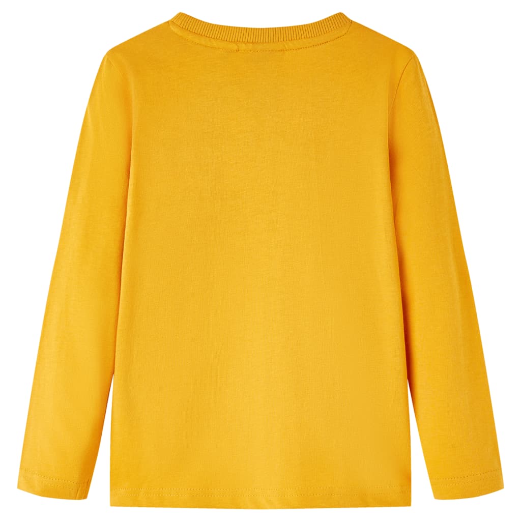 VidaXL Chemise enfant à manches longues 104 ocre