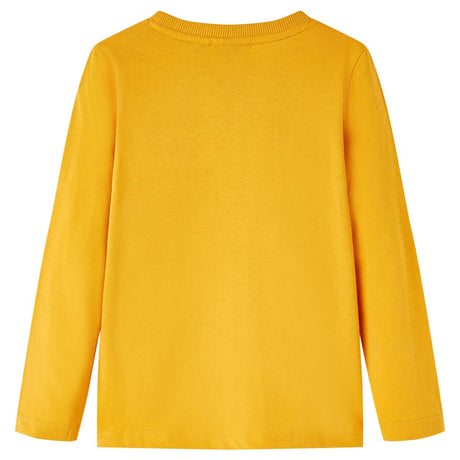 VidaXL Chemise enfant à manches longues 104 ocre