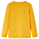 VidaXL Chemise enfant à manches longues 140 ocre