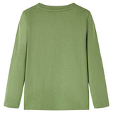 VidaXL Chemise enfant à manches longues 92 kaki clair